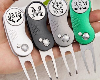 Personalized Golf Divot Tool,Custom Golf Gift for Men,Engraved Golf Ball Marker,Golf Groomsmen Gift for Dad,Husband Gift,Golf Accessories.