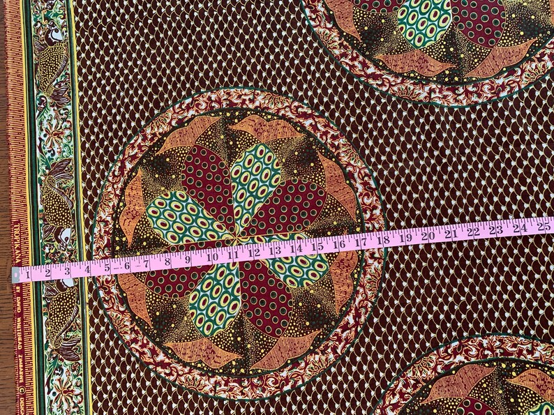 Cotton Print Fabric Zimbabwe Africa David Whitehead Etsy