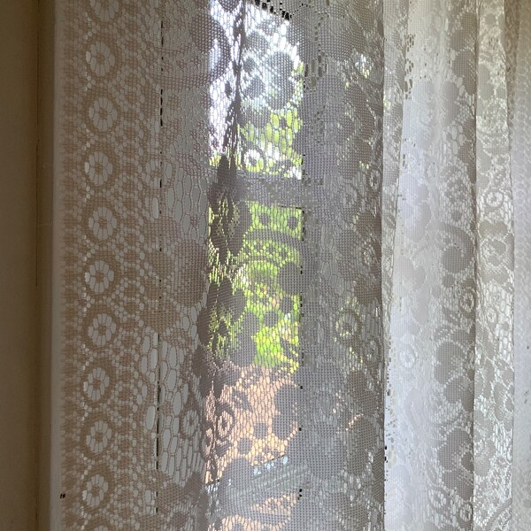 Lace Curtain Panels Etsy