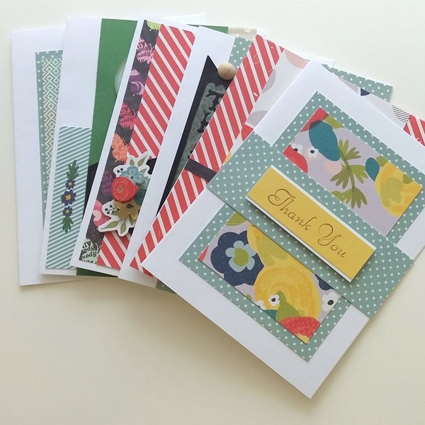 Handmade Card Set,  10 card set, Assorted Card Set,  Variety Card Set, Full size cards, Bulk - wholesale pricing