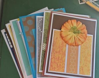 Handmade All-Occasion Greeting Card Set – 10 Assorted A2 Cards with Envelopes – Bulk Variety Pack