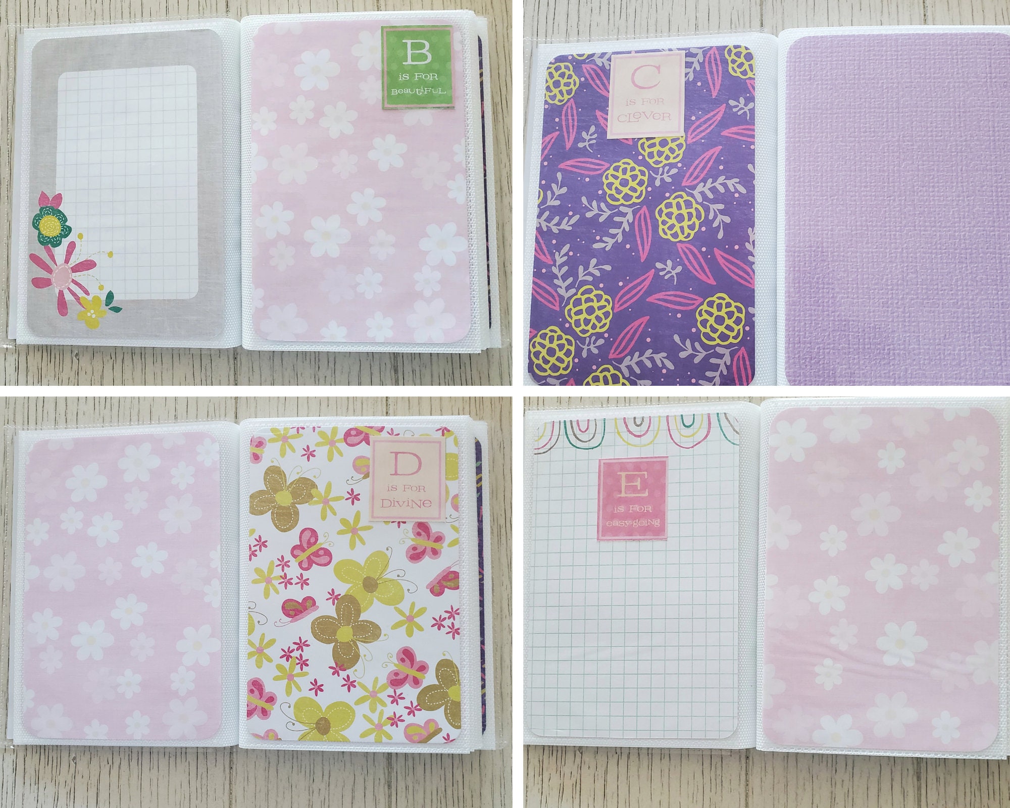 Baby Girl Small Brag Book/ Grandma Book/ Scrapbook Photo Album - Etsy