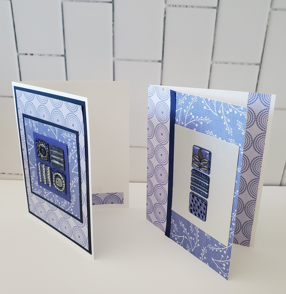 Blank Note Cards Set of 2 personalized message option Etsy