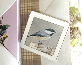 Lavender cottagecore mini junk journal - Gift for book lover and writer