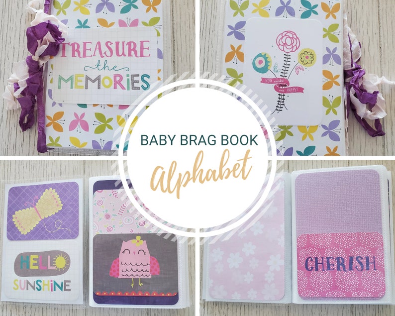 Baby Girl Small Brag Book/ Grandma Book/ Scrapbook Photo Album - Etsy