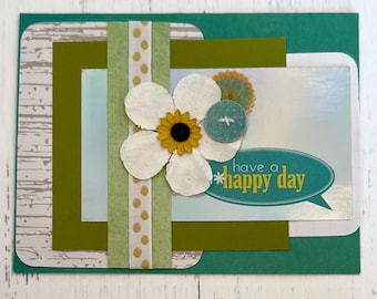 Handmade Encouragement Card: All Occasion, Custom Message
