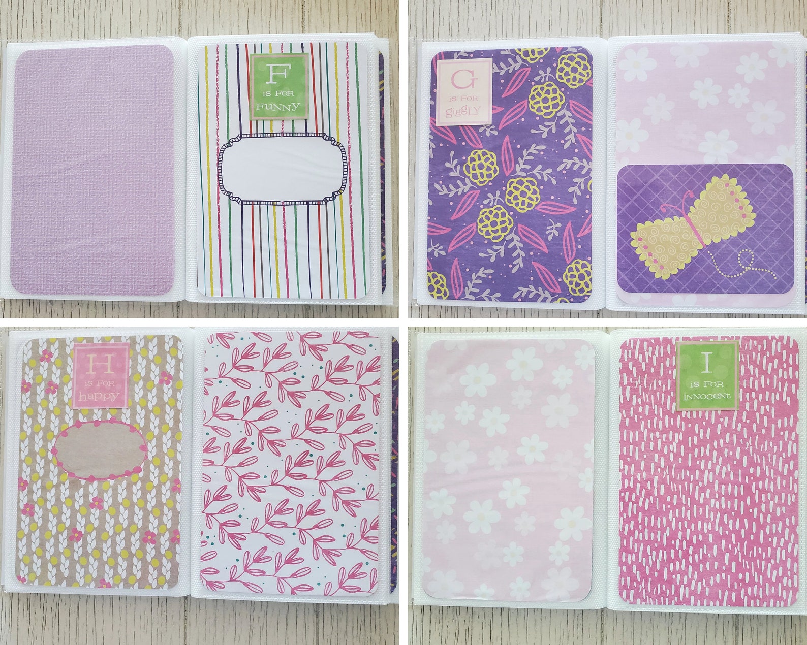 Baby Girl Small Brag Book/ Grandma Book/ Scrapbook Photo Album - Etsy