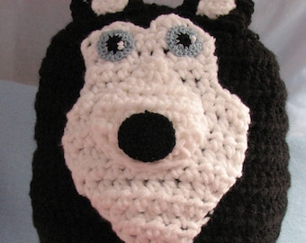 Husky - Hat Crochet Pattern With Tutorials - Digital Download