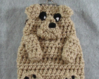 Airedale - Coin Purse Crochet Pattern With Tutorials - Digital Download