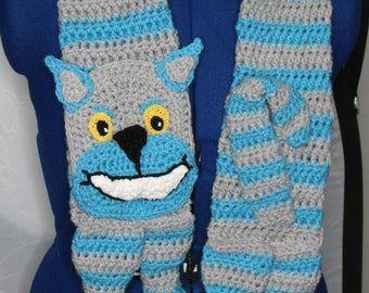 Cheshire Cat - Scarf Crochet Pattern With Tutorials - Digital Download