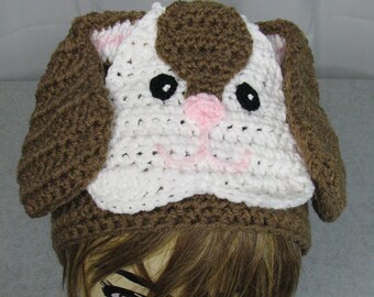 Bunny - Hat Crochet Pattern With Tutorials - Digital Download