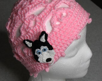 Husky - Lace Hat Crochet Pattern With Tutorials - Digital Download