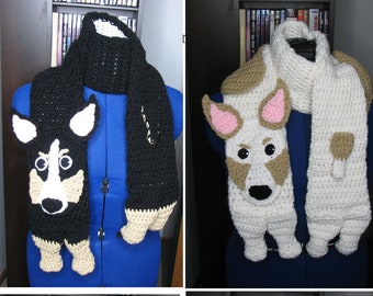 Rat Terrier - Scarf Crochet Pattern With Tutorials - Instant Download