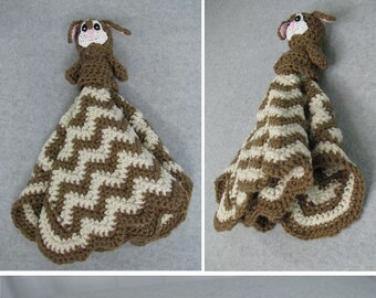 Bunny Lovey- Blanket Friend Crochet Pattern With Tutorials - Digital Download