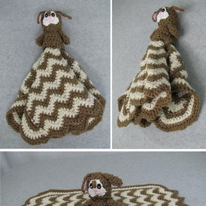 Bunny Lovey- Blanket Friend Crochet Pattern With Tutorials - Digital Download