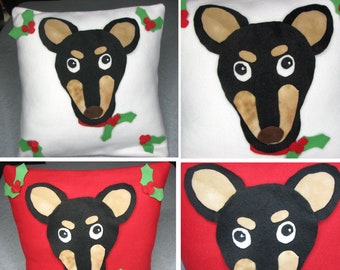 Mini Pinscher - Pillow Sewing Pattern With Tutorials - Digital Download