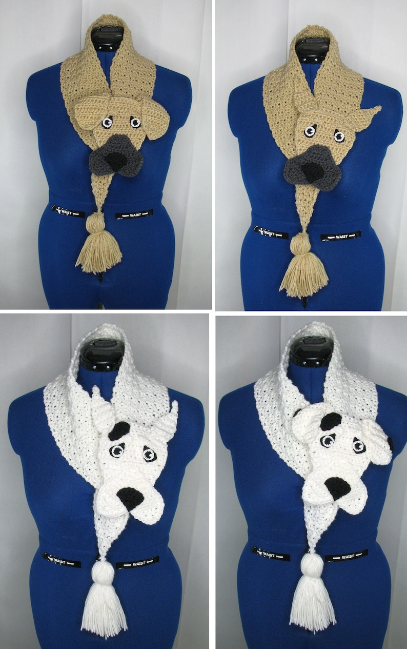 Great Dane Neck Warmer Crochet Pattern With Tutorials Etsy