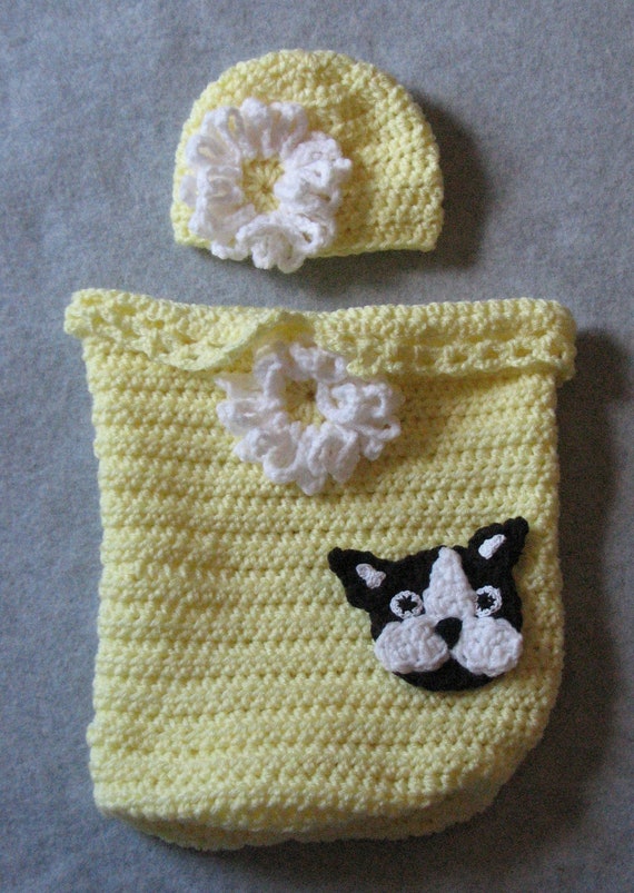 Boston Terrier Cocoon Crochet Pattern With Tutorials | Etsy