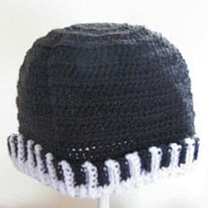 Crochet Pattern Piano Messenger Bag, Hat & Scarf Pattern Digital Download image 2