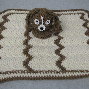 Basset Hound Lovey- Blanket Friend Crochet Pattern With Tutorials - Digital Download