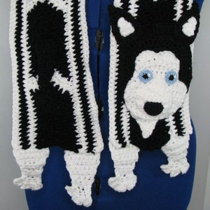 Husky  Ripple Scarf Crochet Pattern With Tutorials - Instant Download