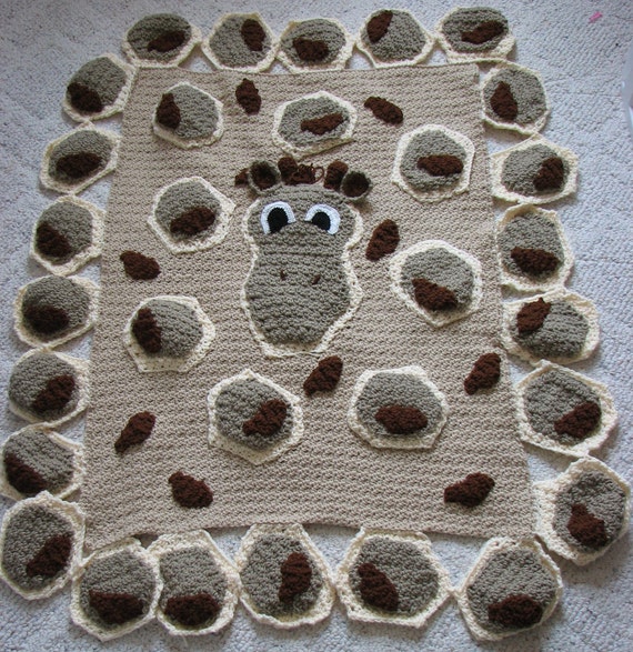 Items similar to Crochet Pattern Giraffe Afghan in PDF on Etsy