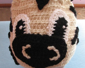 Zebra Hat Crochet Pattern - Digital Download