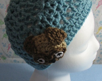 Pug Hat Crochet Pattern With Tutorials - Digital Download