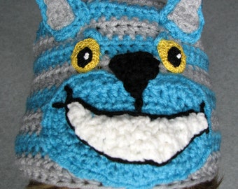 Cheshire Cat - Hat Crochet Pattern With Tutorials - Digital Download