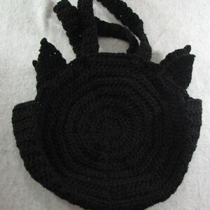 Black Cat Round Tote Crochet Pattern Digital Download image 6