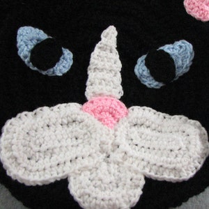 Black Cat Round Tote Crochet Pattern Digital Download image 4