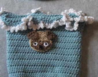 Pug - Cocoon Crochet Pattern - Digital Download