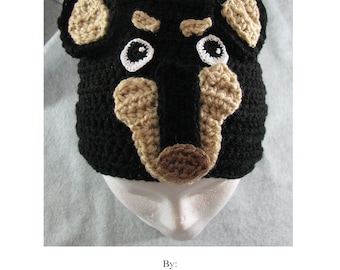 Mini Pinscher - Hat Crochet Pattern With Tutorials - Digital Download