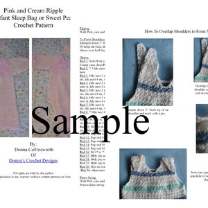 Ripple Pattern Sweet Pea Crochet Pattern With Tutorials Digital Download image 6