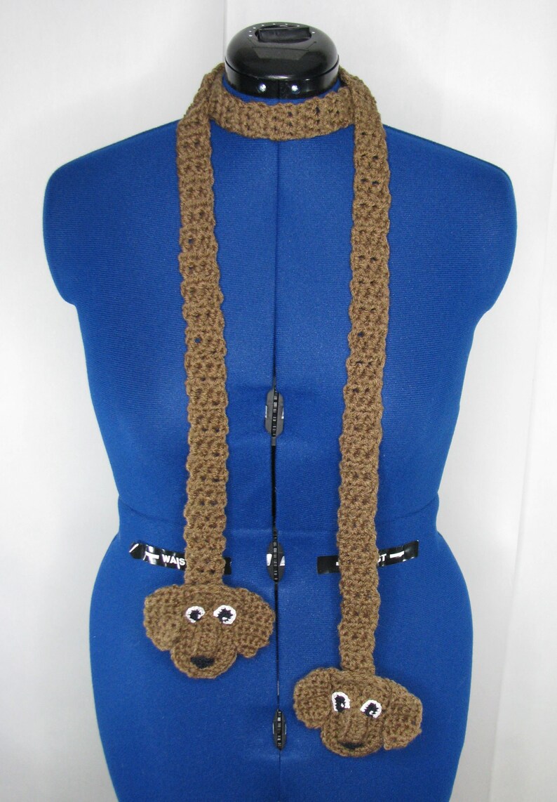 Dachshund Thin Scarf Crochet Pattern With Tutorials Etsy