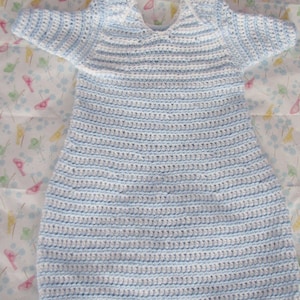 Easy Stripes Sweet Pea Crochet Pattern - Digital Download