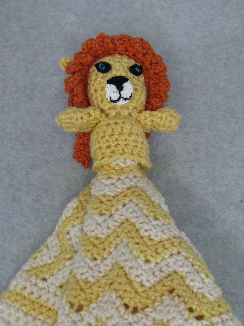 Lion Lovey Blanket Friend Crochet Pattern With Tutorials Etsy