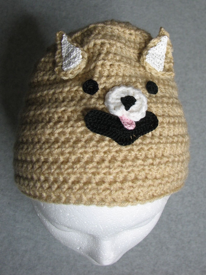 Pomeranian Hat Crochet Pattern With Tutorials Digital Etsy