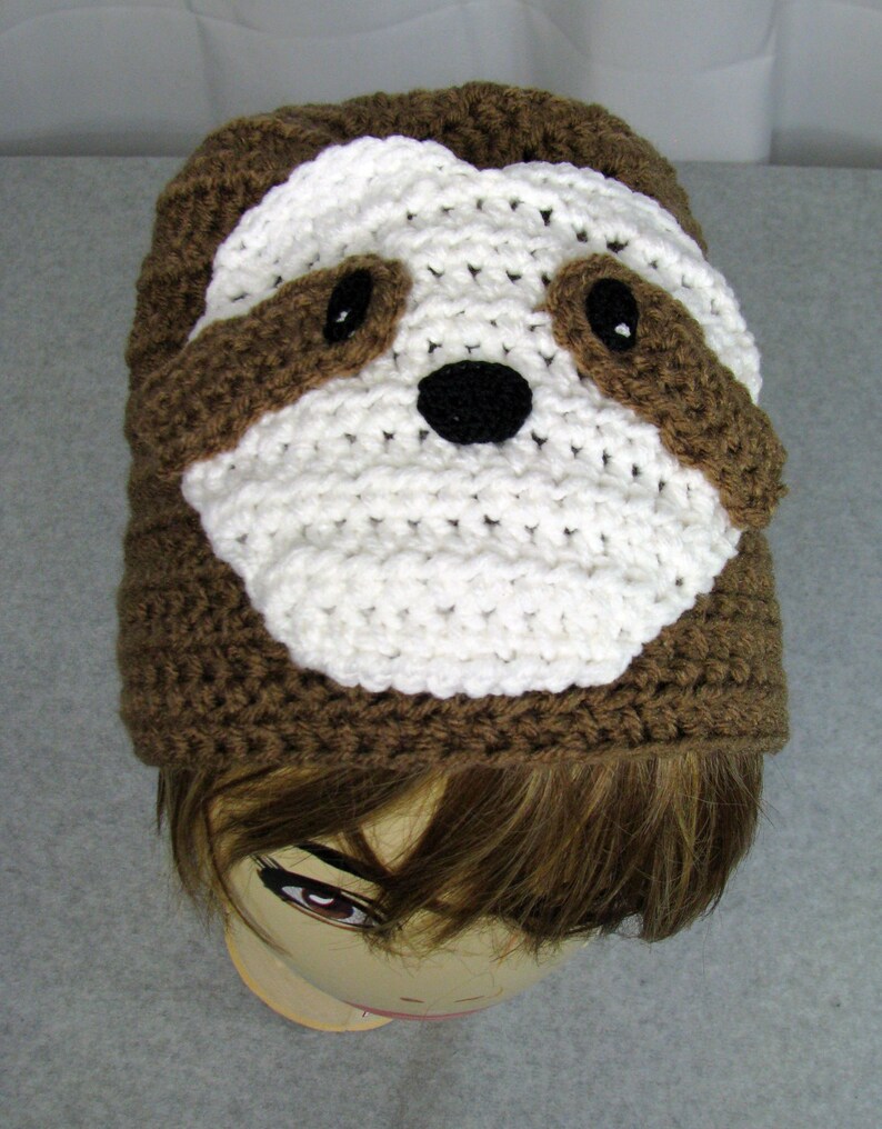 Sloth - Hat Crochet Pattern With Tutorials - Digital Download - Etsy