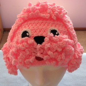 Poodle - Hat Crochet Pattern With Tutorials - Digital Download