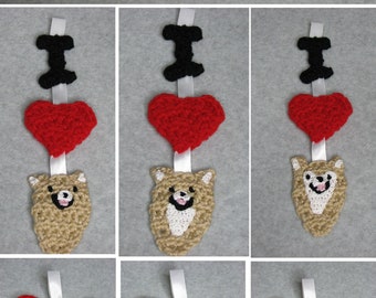 Pomeranian - Ornaments and Garland Crochet Pattern - Digital Download