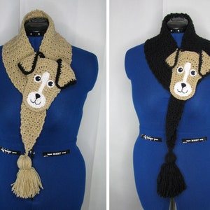 Beagle - Neck Warmer Crochet Pattern With Tutorials - Instant Download