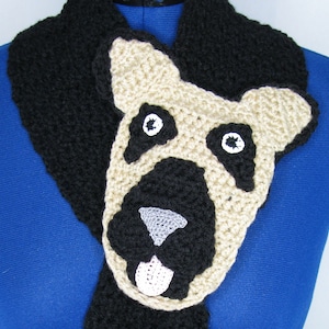 German Shepherd Neck Warmer Crochet Pattern With Tutorials - Instant Download