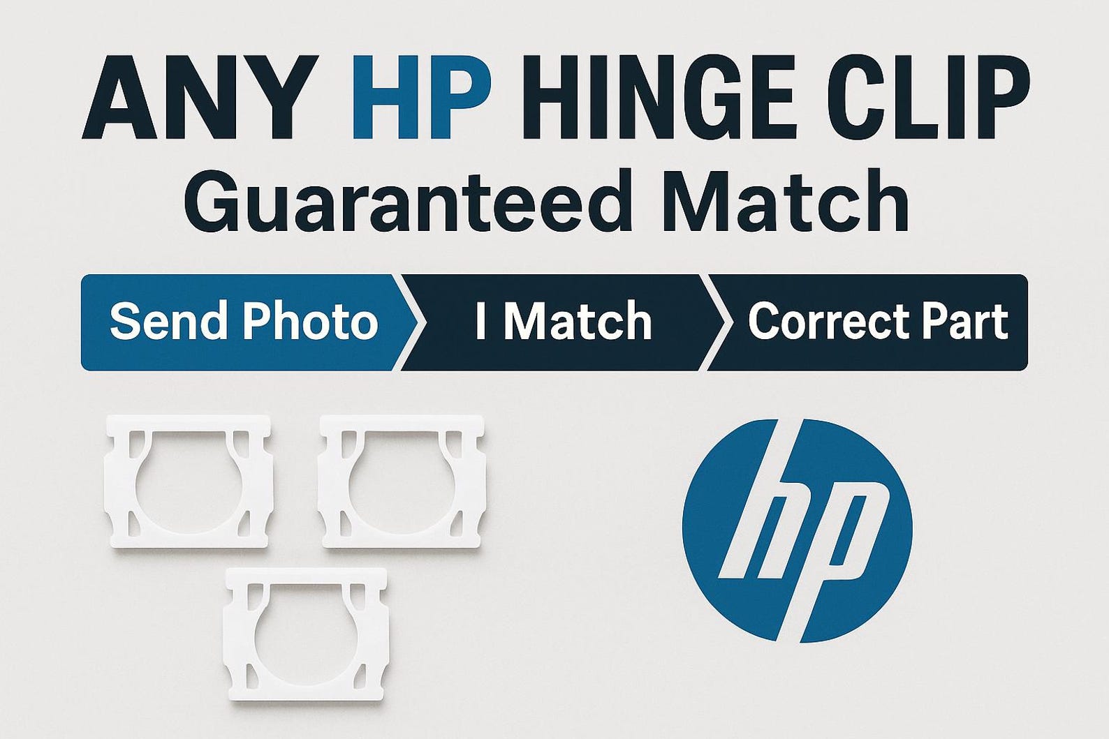 HP Keyboard Hinge Clip Replacement–any HP Model, Custom Match, Pavilion ...