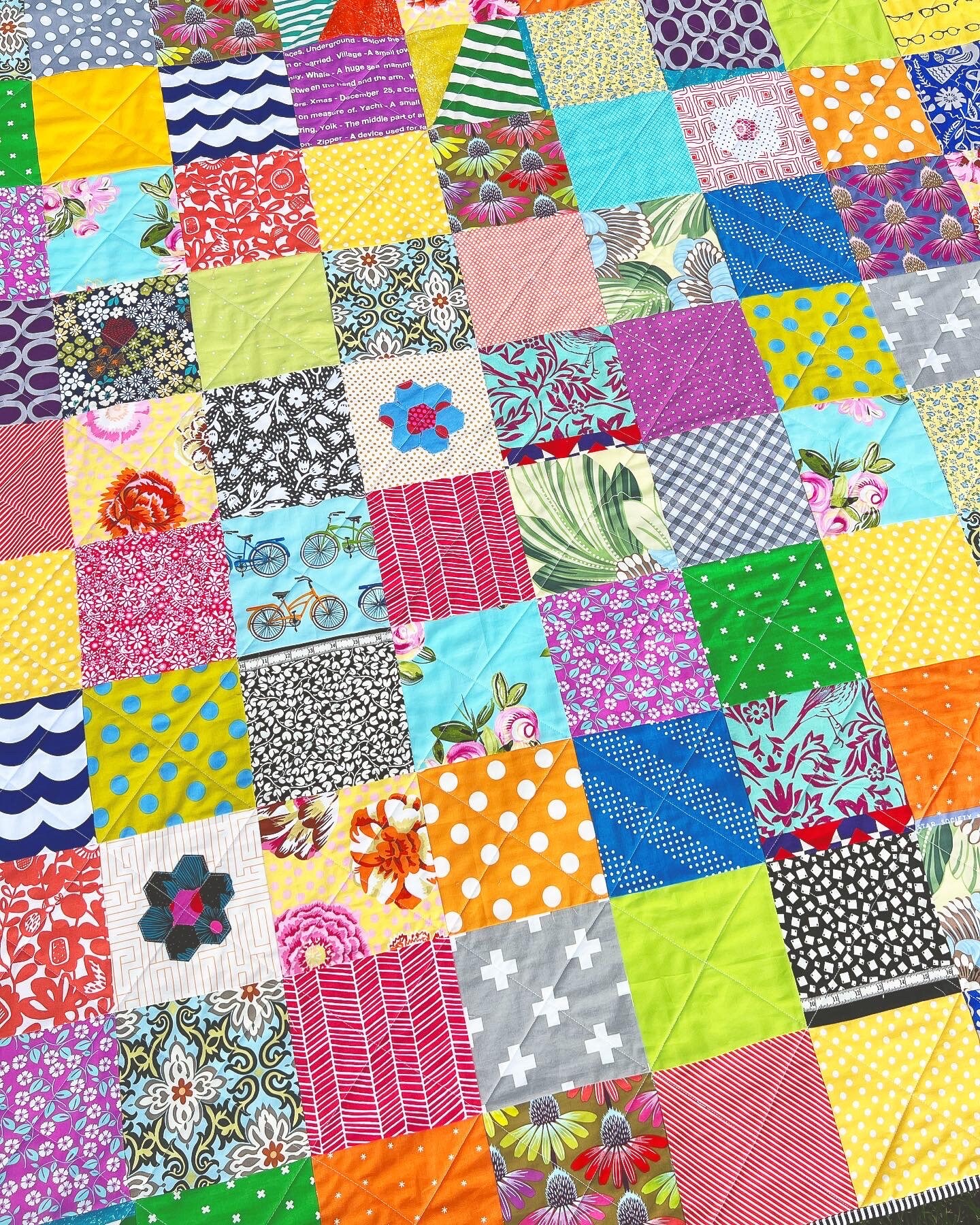 Scrappy Picnic Quilt - Etsy