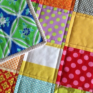 Patchwork placemats set of six image 5