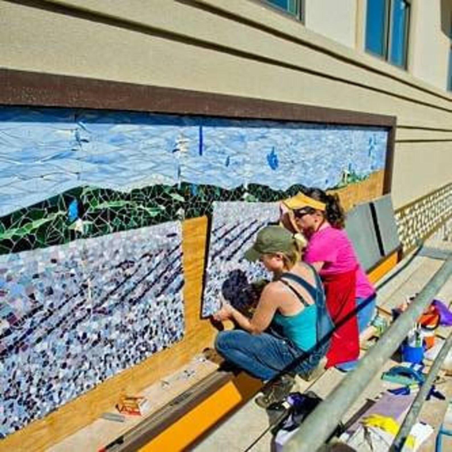 Supply kit for Professional Mosaic Installation course. Etsy