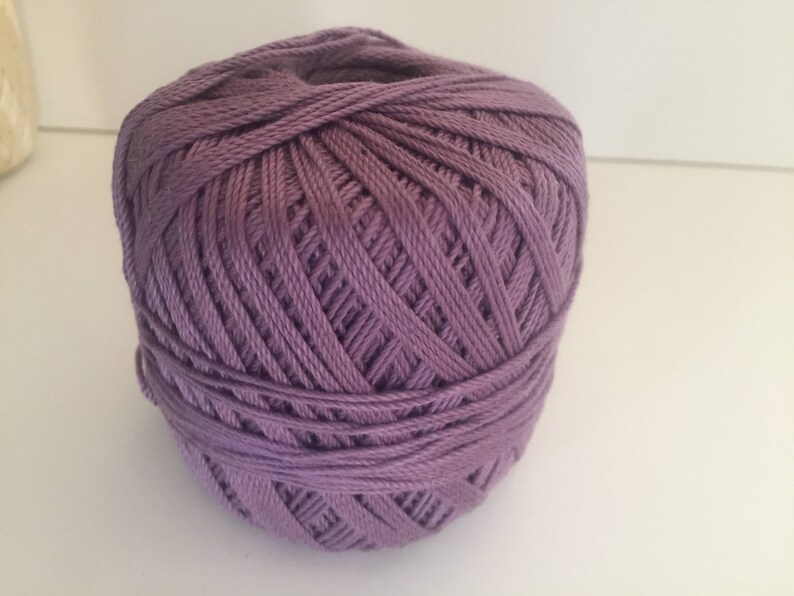 100 Mercerized Crochet Cotton Thread 6 Skeins Etsy