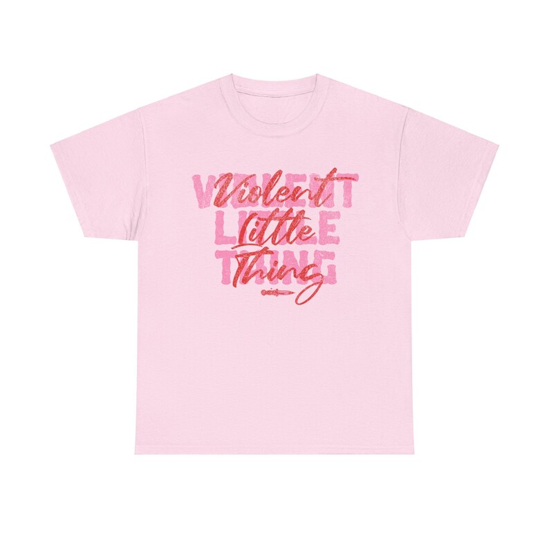 Fourth Wing "Violent Little Thing" T-shirt - Iron Flame, Onyx Storm, Rebecca Yarros, Violet Sorrengail, Xaden Riorson, Empyrean Series merch image 6