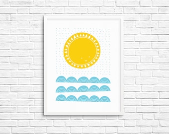 Happy Sunshine Art Print